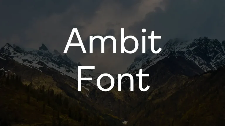 Ambit Font