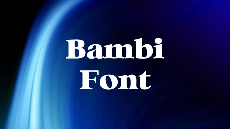 Bambi Font