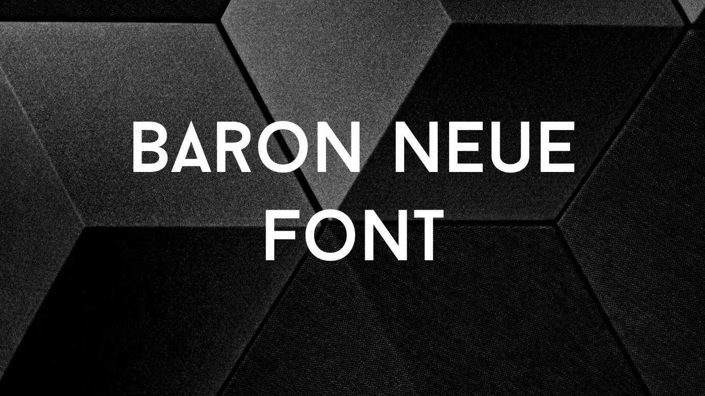 Baron Neue Font