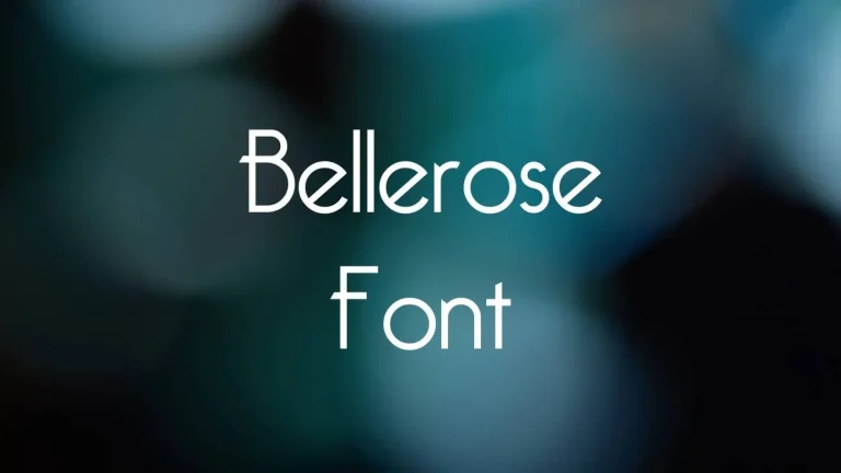 Bellerose Font