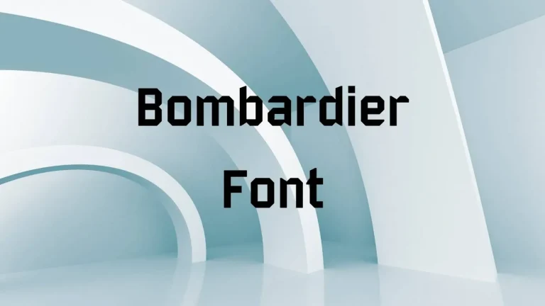 Bombardier Font