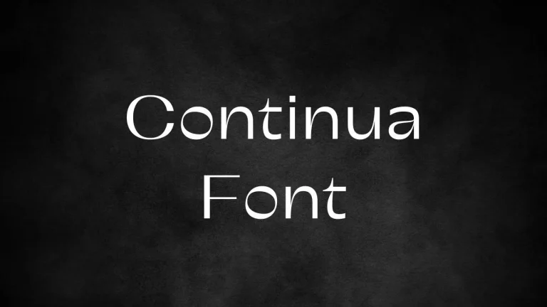 Continua Font