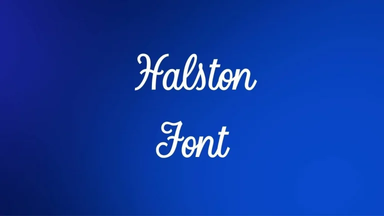 Halston Font