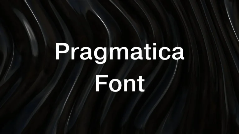 Pragmatica Font