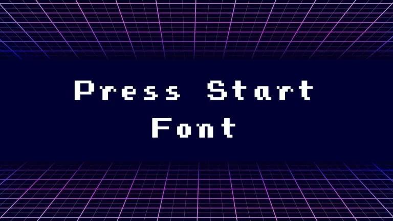 Press Start Font
