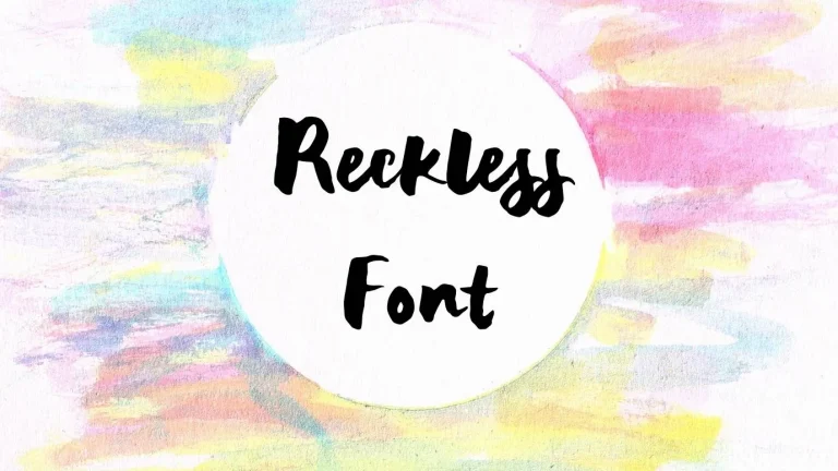 Reckless Font
