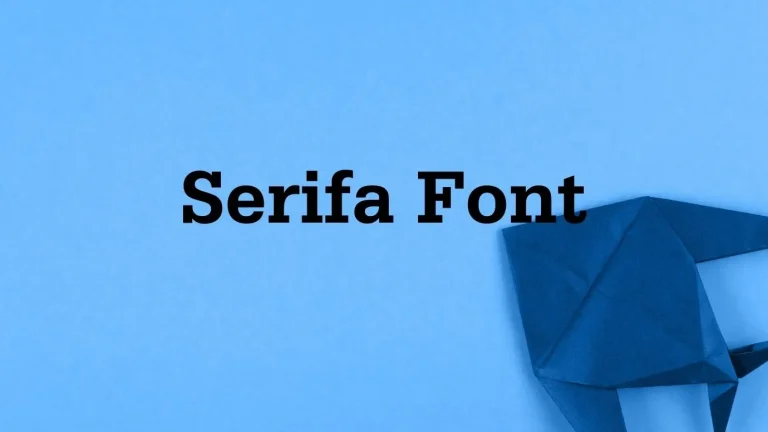Serifa Font