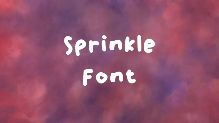 Sprinkle Font