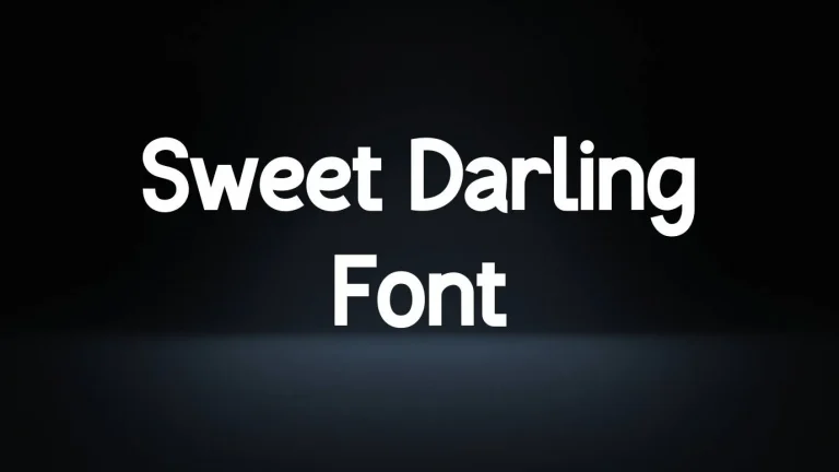 Sweet Darling Font