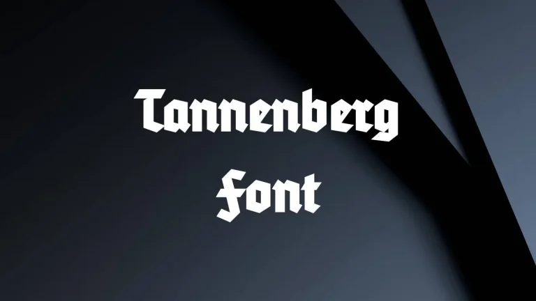Tannenberg Font