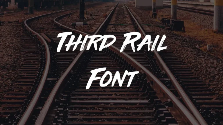 Third Rail Font