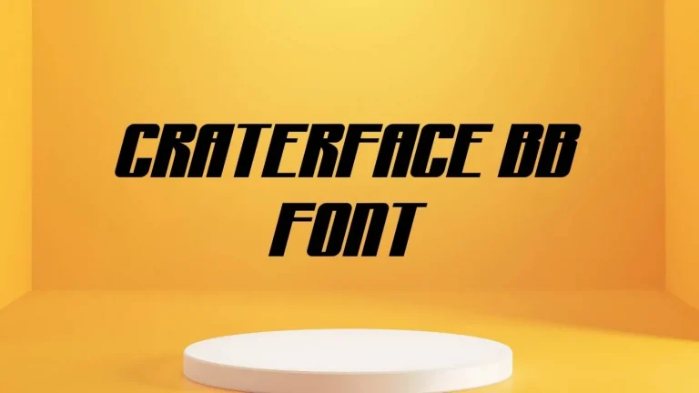 Craterface BB Font