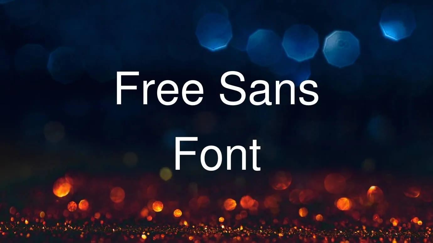 Free Sans Font