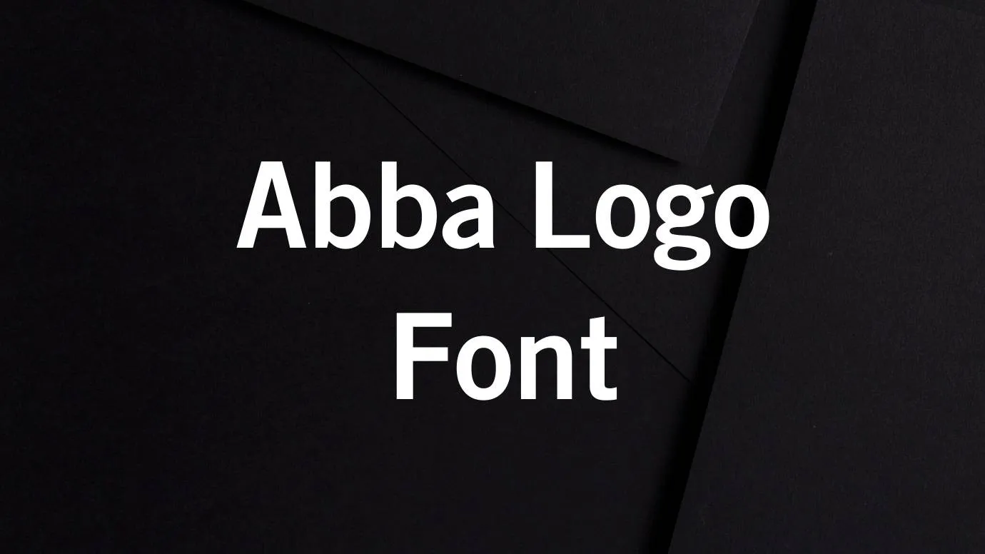 Abba Logo Font