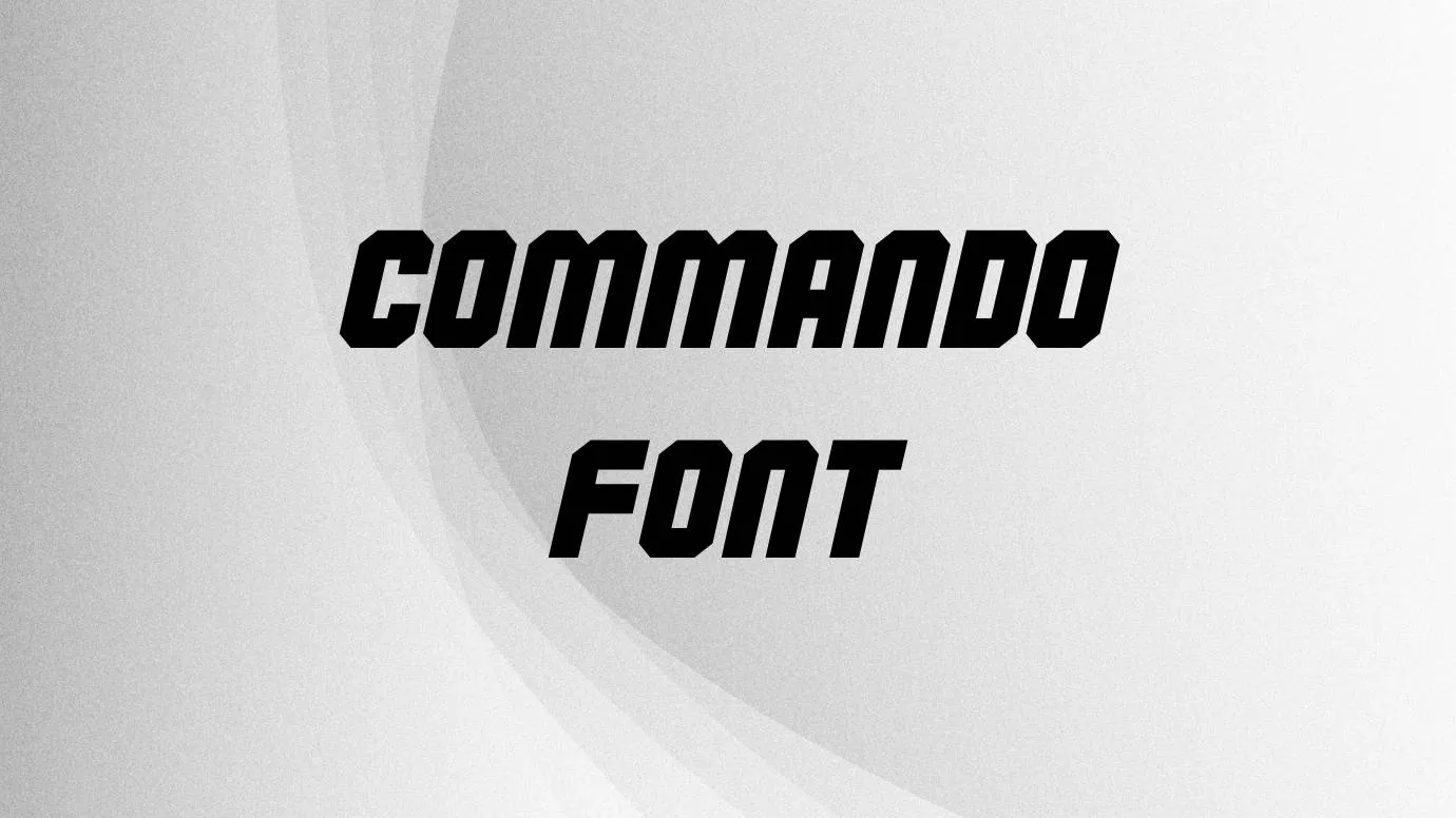 Commando Font