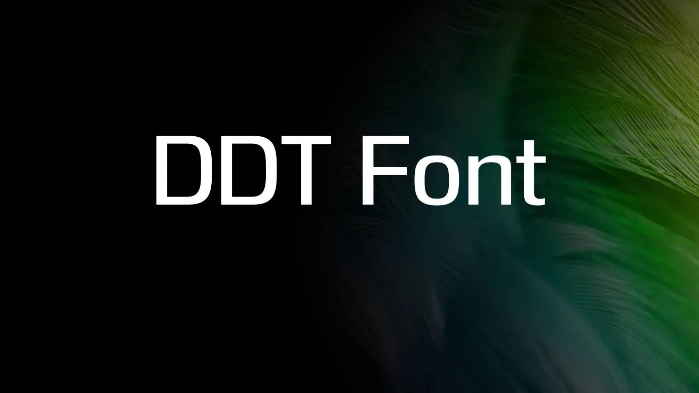 DDT Font