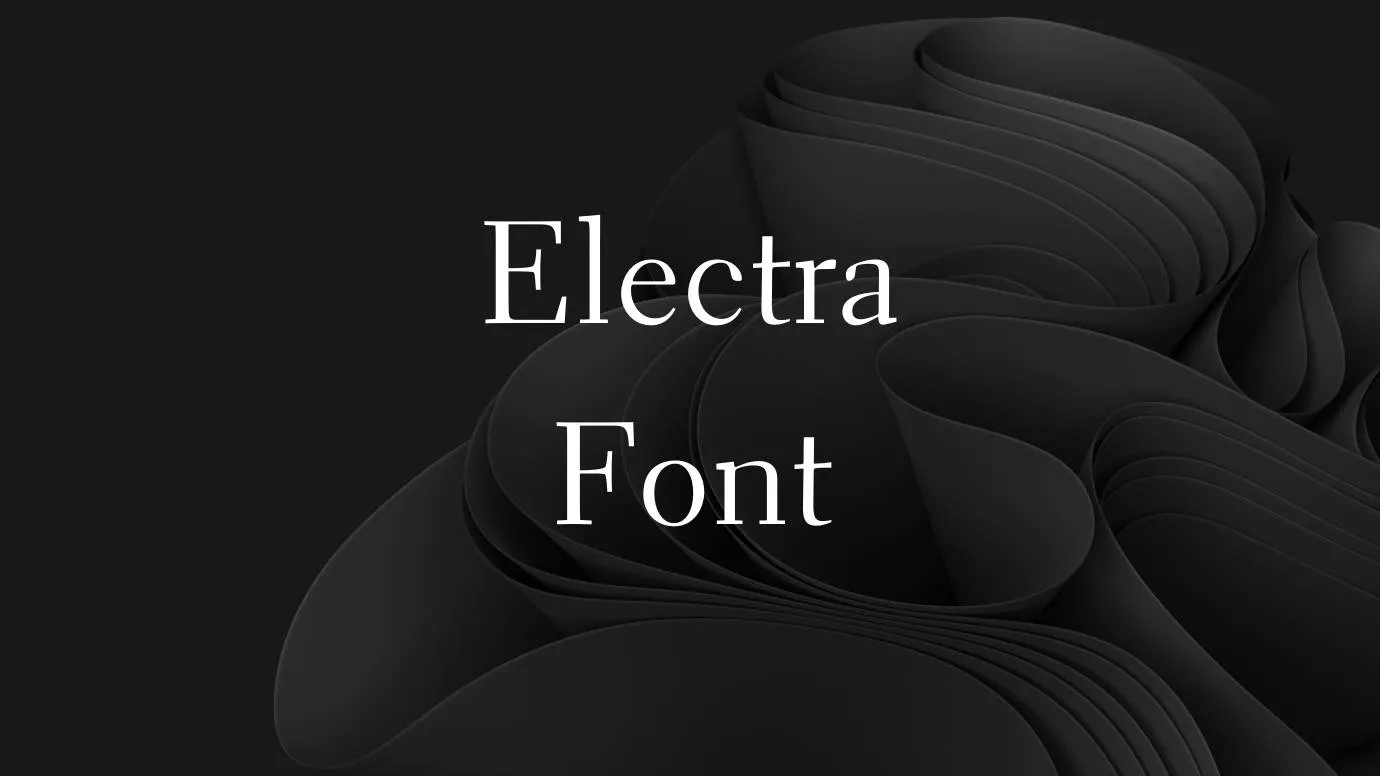 Electra Font
