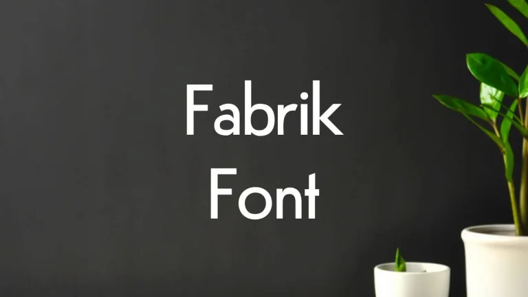 Fabrik Font