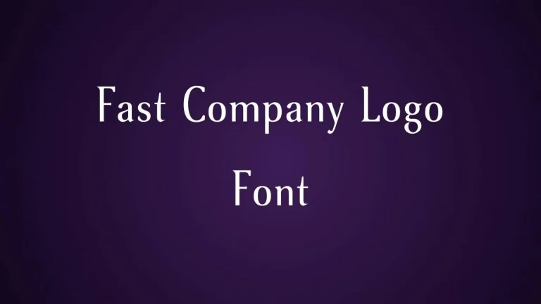 Fast Company Logo Font