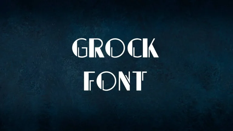 Grock Font