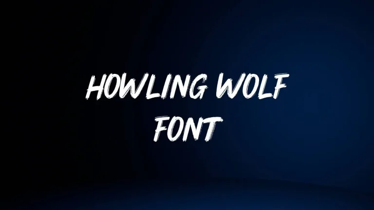 Howling Wolf Font