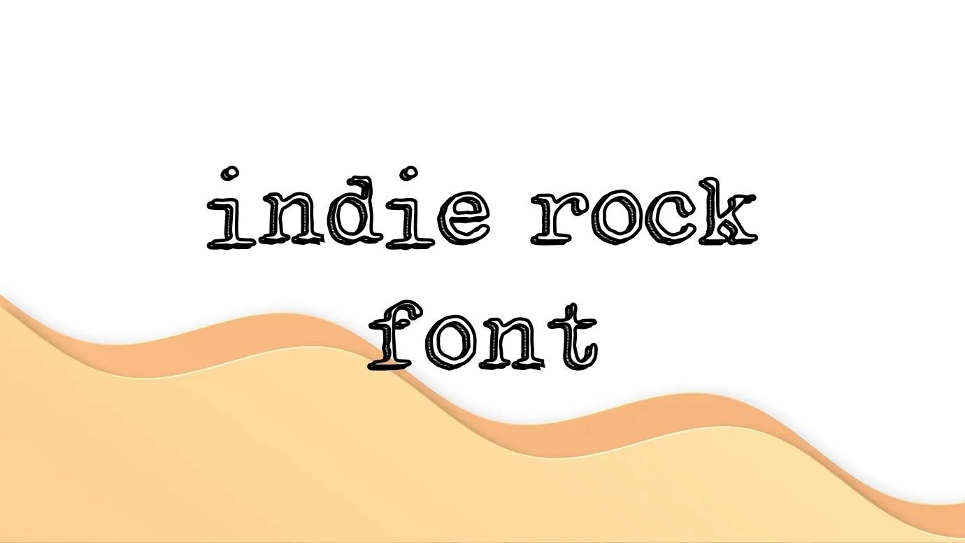 Indie Rock Font