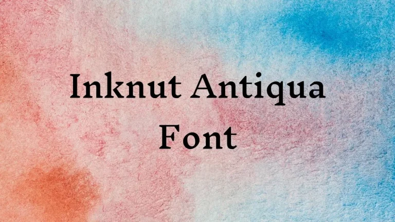 Inknut Antiqua Font
