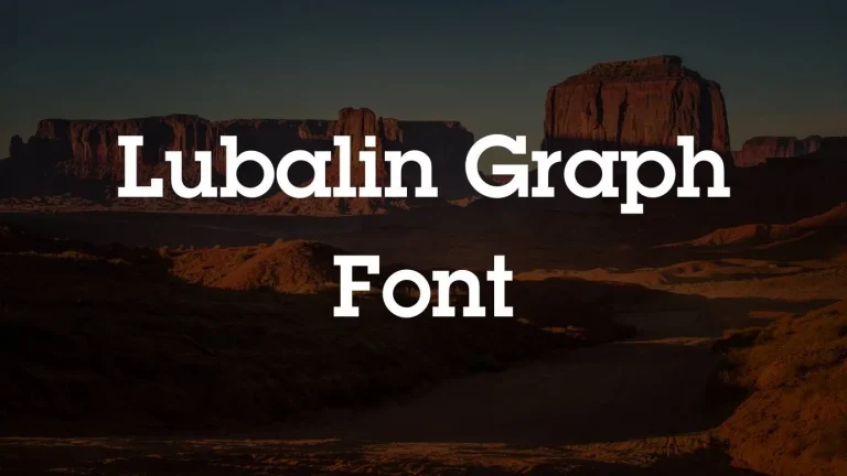 Lubalin Graph Font