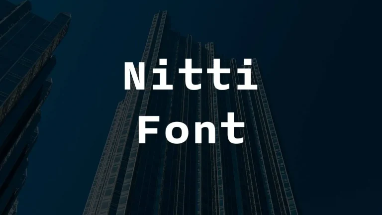 Nitti Font