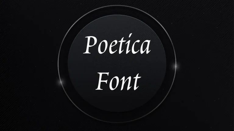 Poetica Font