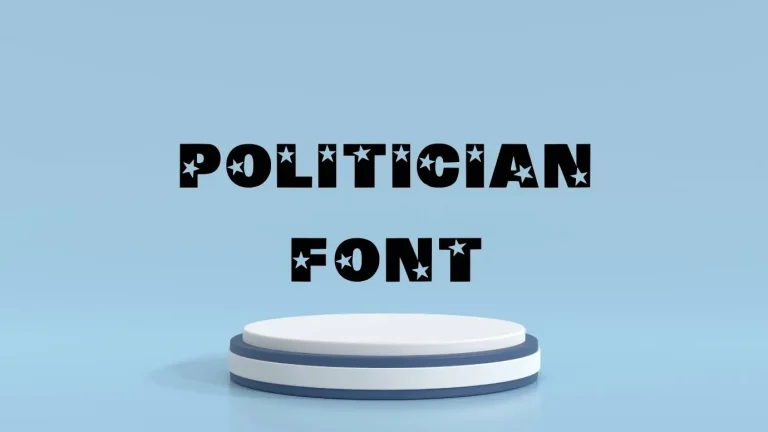 Politician Font