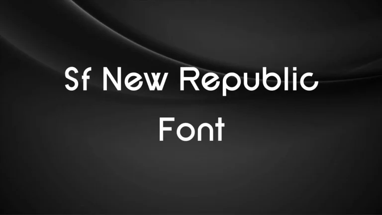 New Republic Font