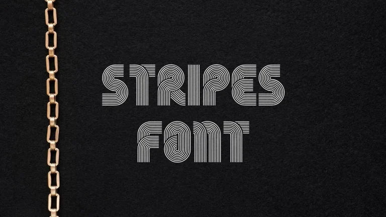 Stripes Font