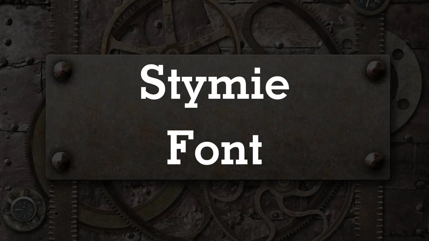 Stymie Font