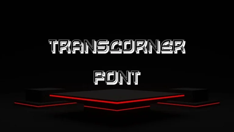 Transcorner Font