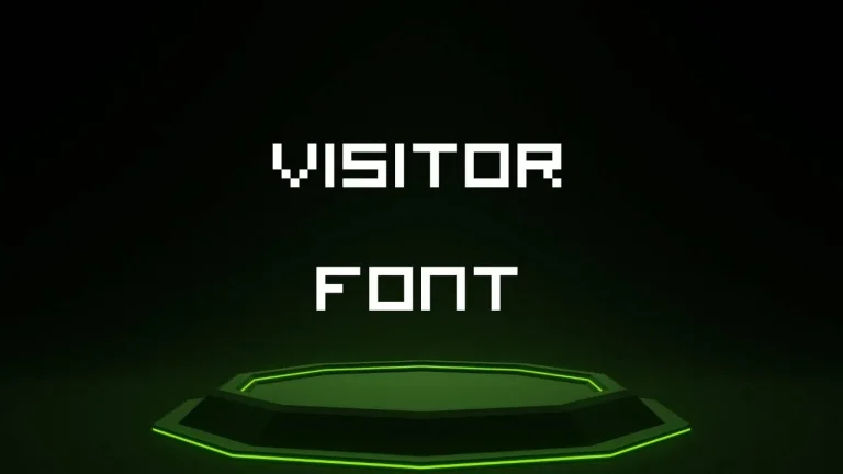 Visitor Font