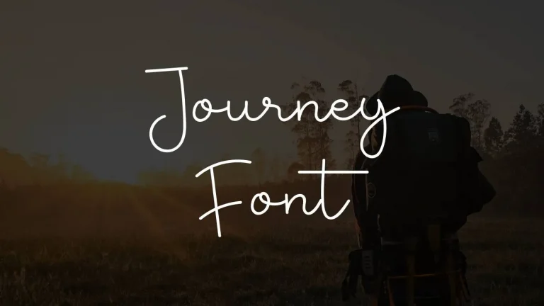Journey font
