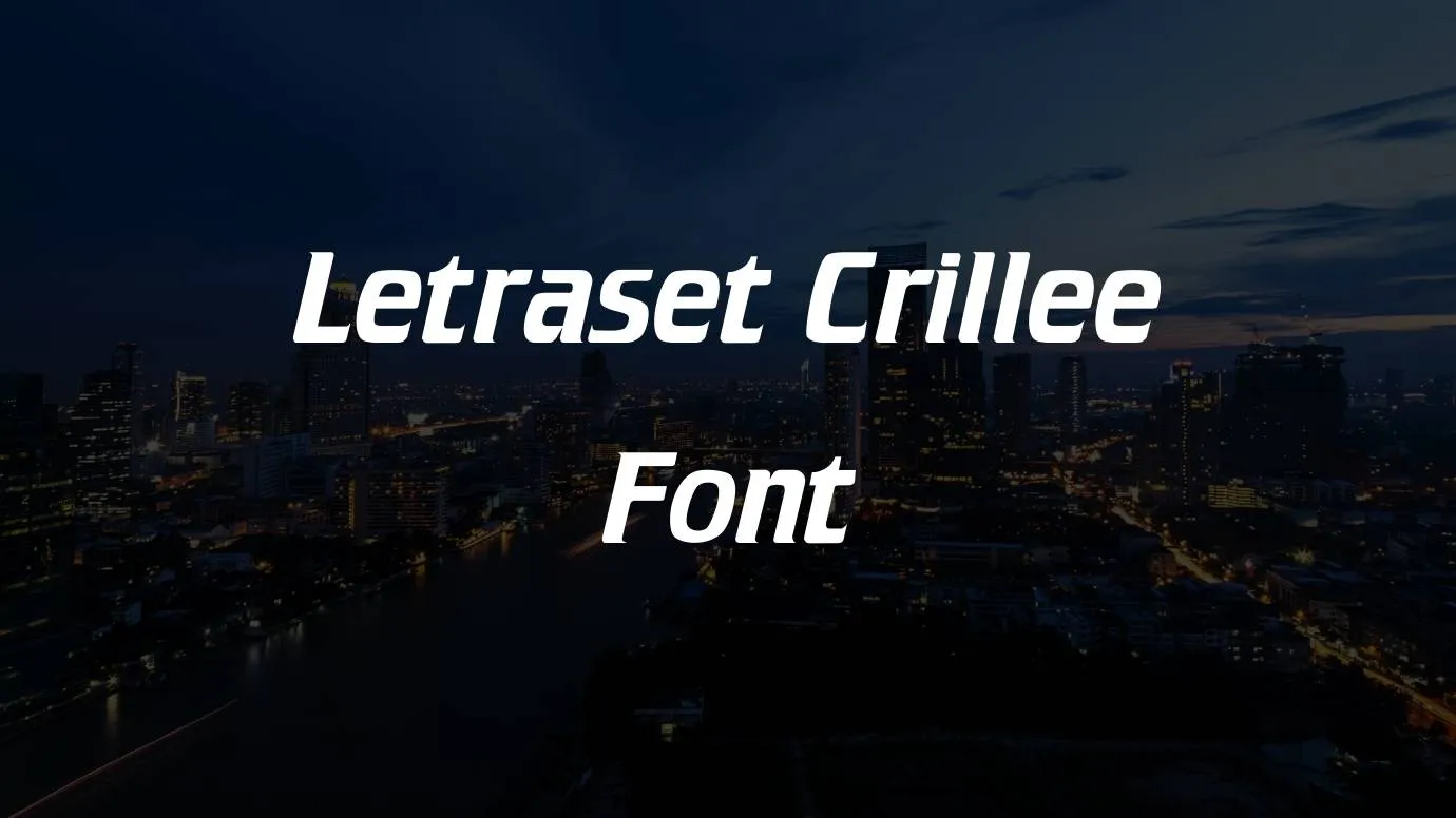 Letraset Crillee Font
