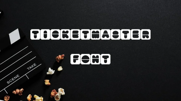 TicketMaster font