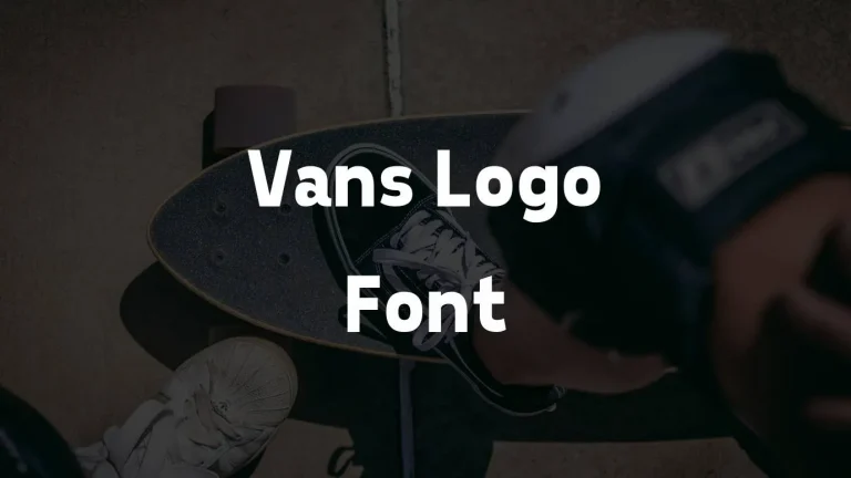 Vans Logo Font