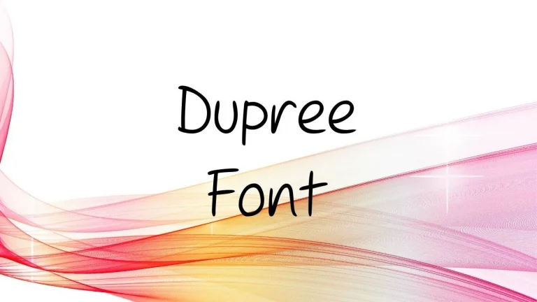 dupree font