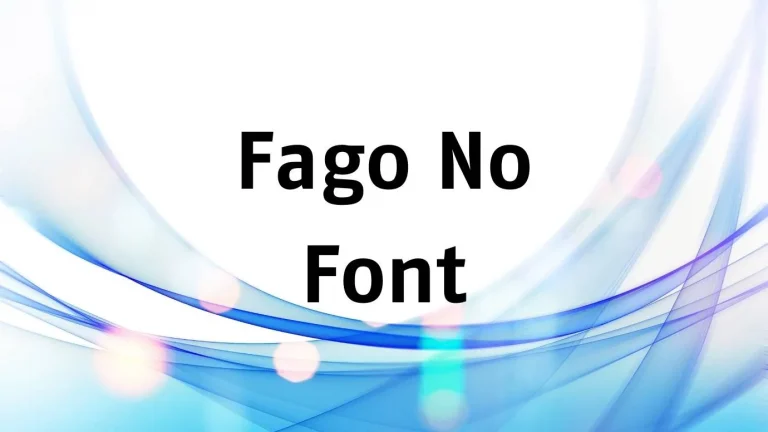 fago no font