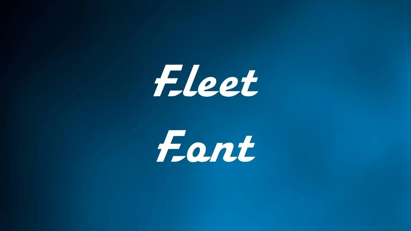 fleet font