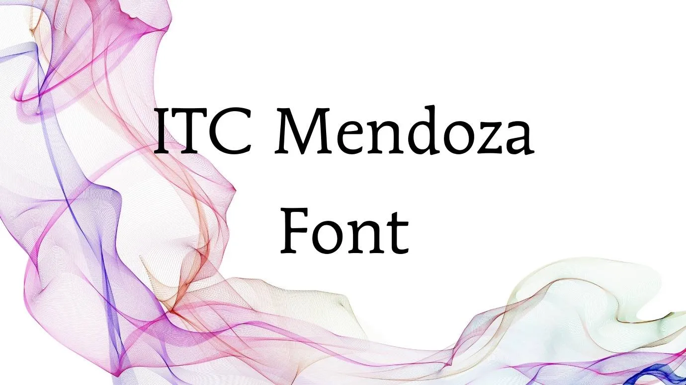 itc mendoza font