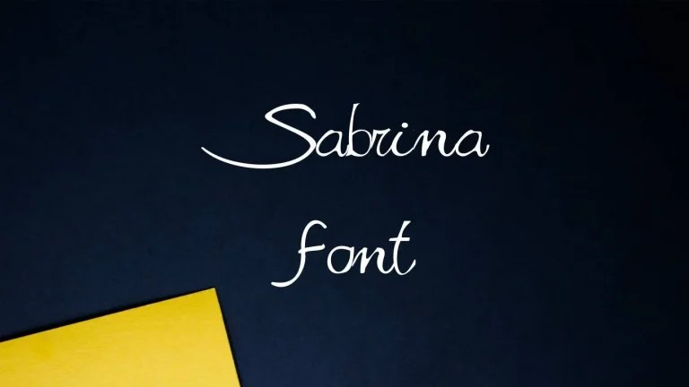 sabrina font