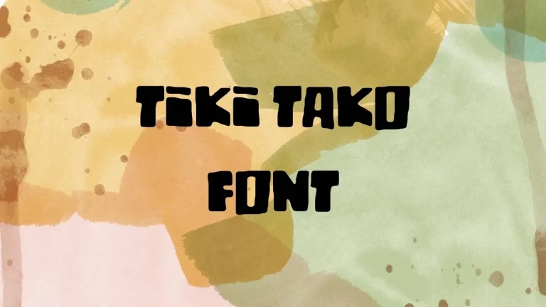 tiki tako font