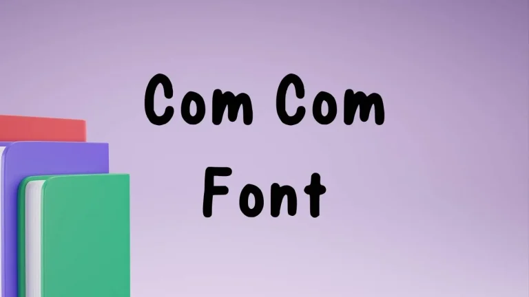 Com Com Font