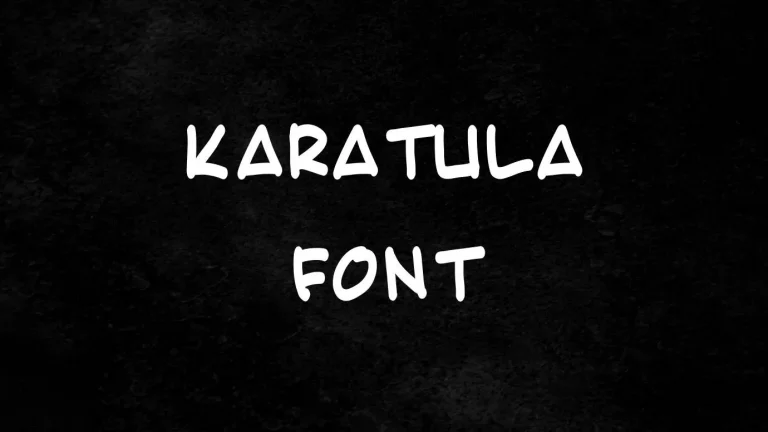 Karatula Font