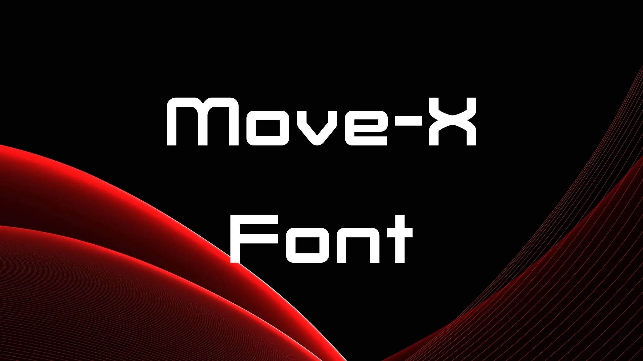 Move-X font