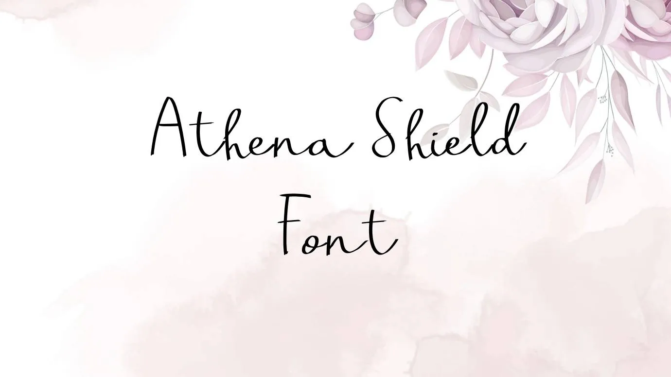 Athena Shield Font